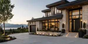 luxury home on the waterfront